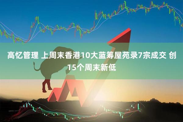 高忆管理 上周末香港10大蓝筹屋苑录7宗成交 创15个周末新低